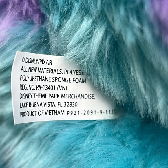 Disney Parks Monsters Inc Sulley 12 inch Plush stuffed animal. - Picture 9 of 10
